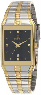 Titan Karishma Analog Black Dial Mens Watch-NL9151BM02/NP9151BM02