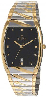 Titan Karishma Analog Black Dial Mens Watch-NL9315BM02/NP9315BM02