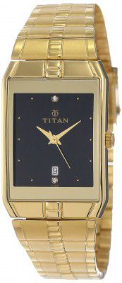 Titan Karishma Analog Black Dial Mens Watch-NL9151YM05/NP9151YM05