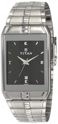 Titan Karishma Analog Black Dial Mens Watch-NM9151SM02 / NL9151SM02