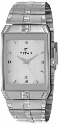 Titan Karishma Analog White Dial Mens Watch-NL9151SM01/NM9151SM01