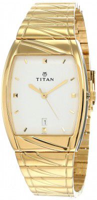 Titan Karishma Analog White Dial Mens Watch-NL9315YM01/NN9315YM01
