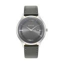 Titan Mens 40mm Classique Slim Gun Dial Leather Analog Watch - NQ90142SL01...