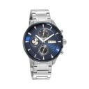 Titan Mens 43.5 mm Maritime II Blue Dial Stainless Steel Analogue Watch - 1873KM02...