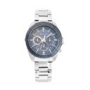 Titan Mens 50x44 mm Silver Dial Stainless Steel Analog Watch - NP90115KM01...