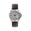 Titan Mens 9.9 mm NEO Steel Silver White Dial Leather Analogue Watch - NM1698SL01...
