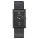 Titan Mens Black Dial Leather Watch - NH1043NL01A...