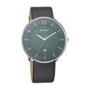 Titan Minimals Green Dial Analog with Date Leather Strap watch for Men-NS1849SL02...