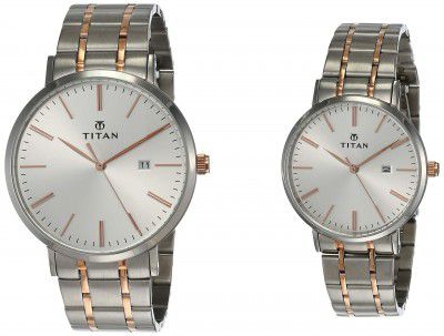 Titan Modern Bandhan Analog Silver Dial Unisex Watch-NN9400294202KM01