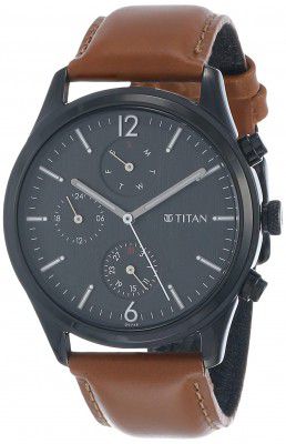 Titan Neo Analog Black Dial Mens Watch-NN1805NL02