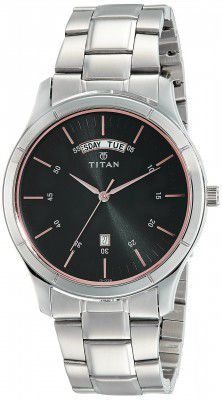 Titan Neo Analog Black Dial Mens Watch-NL1767SM02/NP1767SM02