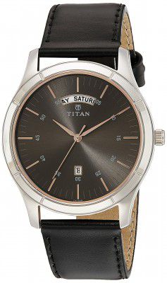 Titan Neo Analog Grey Dial Mens Watch-NL1767SL02/NP1767SL02