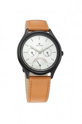 Titan Neo Analog Silver Dial Mens Watch-NM1803NL01 / NL1803NL01