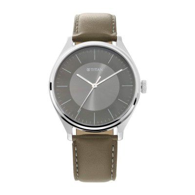 Titan Neo Economy Analog White Dial Mens Watch-NN1802SL08