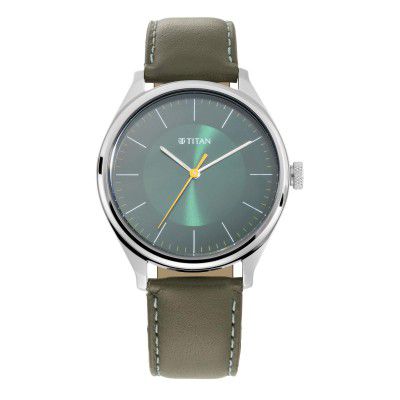 Titan Neo Economy Analog White Dial Mens Watch-NN1802SL04