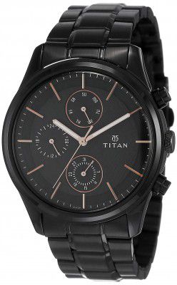 Titan Neo Iv Analog Black Dial Mens Watch-NL1805NM01/NP1805NM01