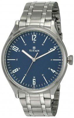 Titan Neo Iv Analog Blue Dial Mens Watch-NL1802SM02/NP1802SM02