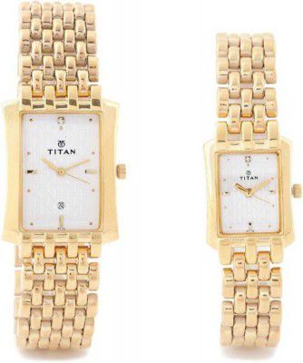 Titan  NN19272927YM01 Bandhan Analog Watch - For Couple
