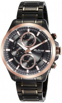 Titan Octane Active Analog Black Dial Mens Watch-NL90104KM04/NP90104KM04