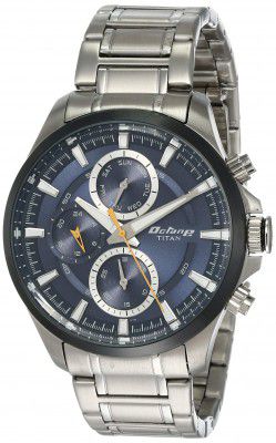 Titan Octane Active Analog Blue Dial Mens Watch-NN90104KM01