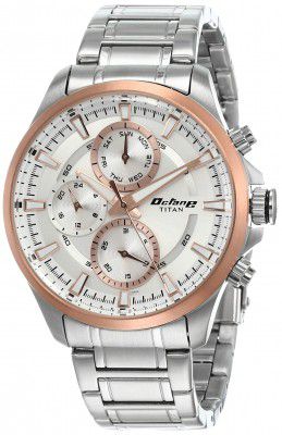 Titan Octane Active Analog White Dial Mens Watch-NL90104KM03