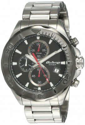 Titan Octane Analog Black Dial Mens Watch-NL90087KM02/NP90087KM02