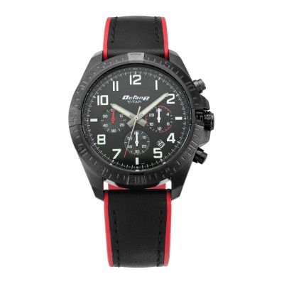 Titan Octane Hyper Lume Analog Black Dial Mens Watch-NN90112NP01