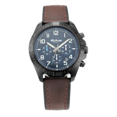 Titan Octane Hyper Lume Analog Blue Dial Mens Watch-NN90112NP02/NP90112NP02