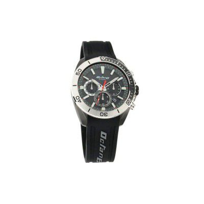 Titan Octane Hyper Lume Black Dial Chronograph Silicone Strap watch for Men-NN90115KP02