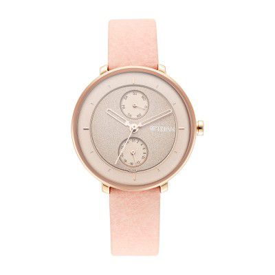 Titan Pastel Dreams Brown Dial Analog Leather Strap Watch for Women-NS2651WL06