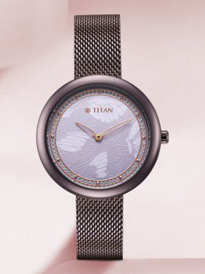 Titan Purple Glitz Analog Watch  - For Women NS95210QM01
