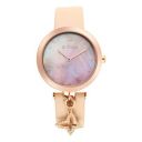 Titan Purple Unending Beauty Quartz Analog Mother of Pearl Dial Leather Strap Watch for Women-NS95159WL01F...