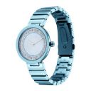 Titan Quartz Analog Blue Dial Stainless Steel Strap Watch for Women-NS95162QM02...