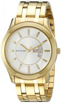 Titan Regalia Analog White Dial Mens Watch-NN1627YM01