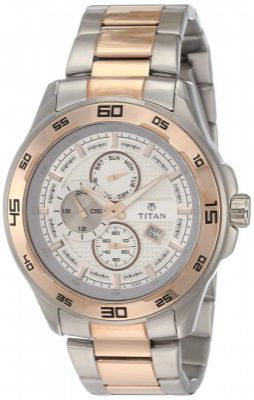 Titan Regalia Analog White Dial Mens Watch-NN90008KM01/NP90008KM01