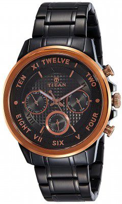 Titan Regalia Sovereign Analog Grey Dial Mens Watch-NN1747KM02/NP1747KM02