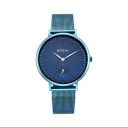 Titan Slimline Blue Dial Analog Stainless Steel Strap Watch for Women-NS95142QM01...