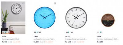 Titan Wall Clock 40% OFF
