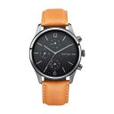 Titan Women Leather Black Dial Analog Watch -Nr1805Nl02, Band Color-Brown...