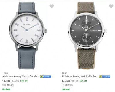 Titan Wrist Watches Upto 59% OFF