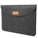 Tizum 13 Inch/13.3 Inch Premium Felt Laptop Sleeve with Multiutility Pockets, Eco Friendly Laptop case Cover Pouch for Office, Men and Women (Grey)...