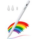 Tizum 2Nd Gen Stylus/Digital Pen for Apple Ipad and Touchscreen Devices with Palm Rejection, Tilt Sensor, Compatible with Ipad, Ipad Pro, Ipad Mini, Ipad Air, Precise Writing+Drawing, White...