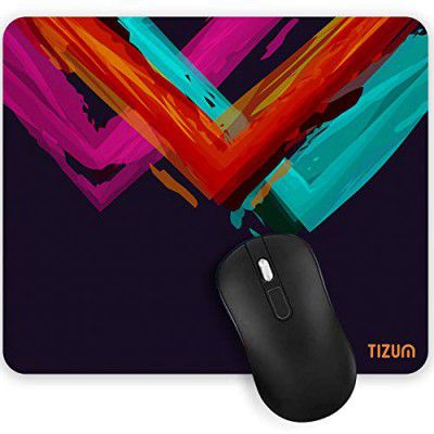 Tizum Mouse Pad/Computer Mouse Mat with Anti-Slip Rubber Base