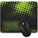 Tizum Mouse Pad/Computer Mouse Mat with Anti-Slip Rubber Base | Smooth Mouse Control | Spill-Resistant Surface for Laptop, Notebook, MacBook Pro, Gaming, Laser/Optical Mouse, 9.4”x 7.9”, Black-Green...