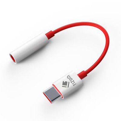 tizum Type C to 3.5mm Female Adapter (Red & White)