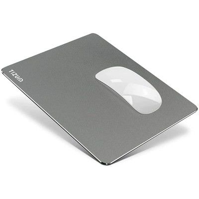 Tizum Z24- Premium Aluminium Mousepad, Anti-Skid Intensive Gaming Mouse Pad for MacBook, Laptop & Desktop (L) - (Grey)
