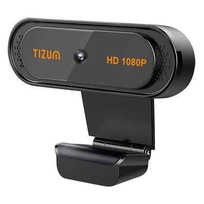 Tizum ZW78- Full HD 1080p Webcam, Widescreen Viewing Angle, Auto Light Correction, Noise-Reducing Mic, for Skype, FaceTime, Hangouts, Xbox, PC/Mac/Laptop/MacBook/Tablet