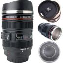 TMANGO Stainless Steel Coffee Mug/Cup With Retractable Lid, Photo - 1 Cup, 1 Lid, Black, 13.5 Oz, 13.5 ounce...