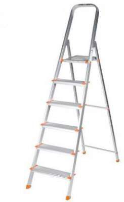 TNC Aluminium 6 Step Ladder Aluminium Ladder (With Platform)