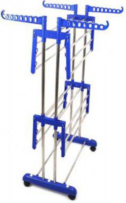 TNC by TNC Steel, Plastic, Aluminium Floor Cloth Dryer Stand T-CDS-B2SS - 2TIER -0105  (2 Tier)